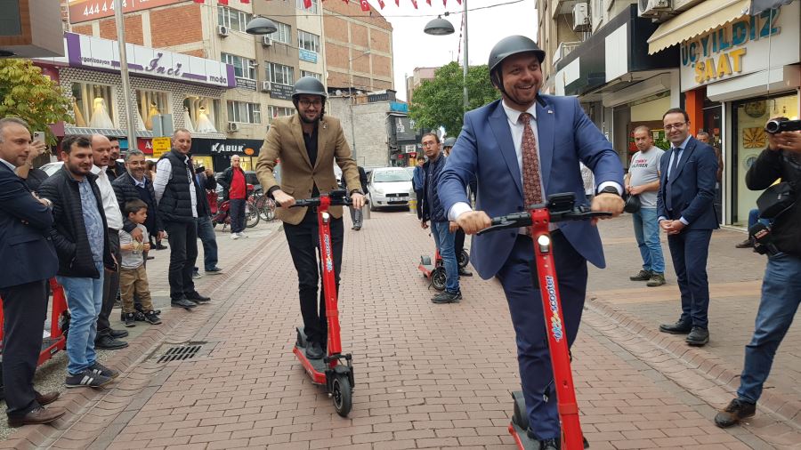 Scooterlar, düzenlenen lansman tanıtımıyla hizmet vermeye başladı