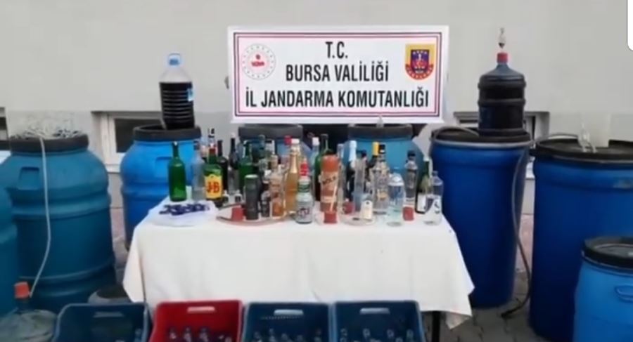 JANDARMADAN SAHTE İÇKİ OPERASYONU