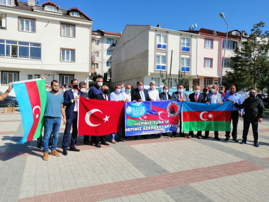 AHIKSALILAR’DAN AZERBAYCAN’A DESTEK