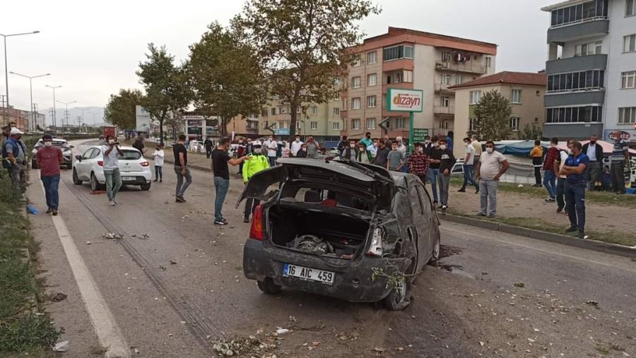 Yağış ne deniyle korkunç kaza meydana geldi