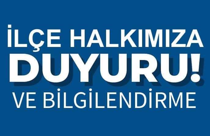 İnegöl  Belediyesinden inegöl halkına duyuru 