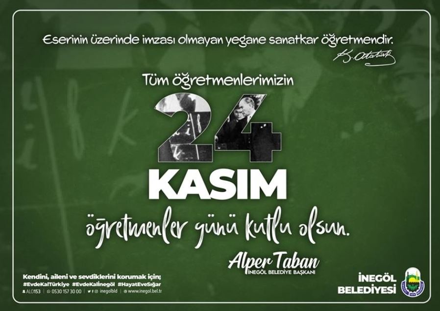 Başkan Taban’dan Öğretmenler Günü Kutlama Mesajı