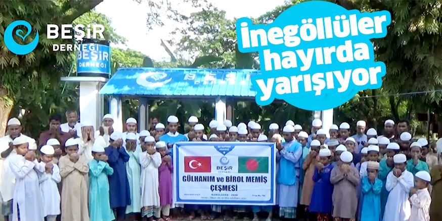 İnegöllüler hayırda yarışıyor