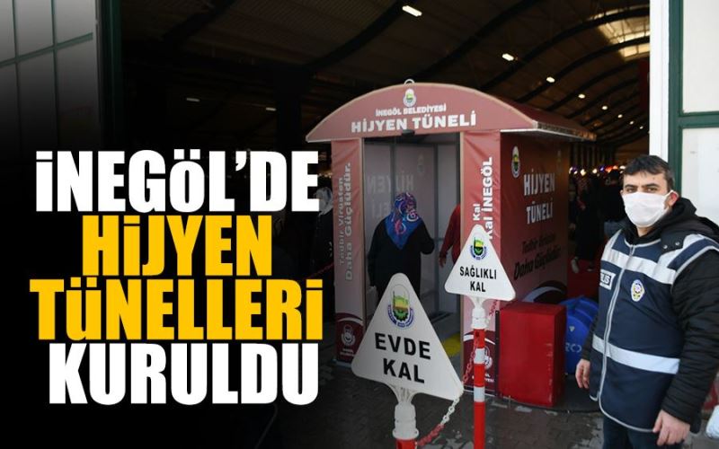 İNEGÖL’DE HİJYEN TÜNELLERİ KURULDU