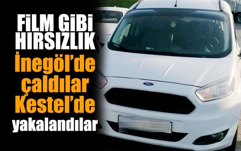 İNEGÖL’DE OTOMOBİL HIRSIZLIĞI