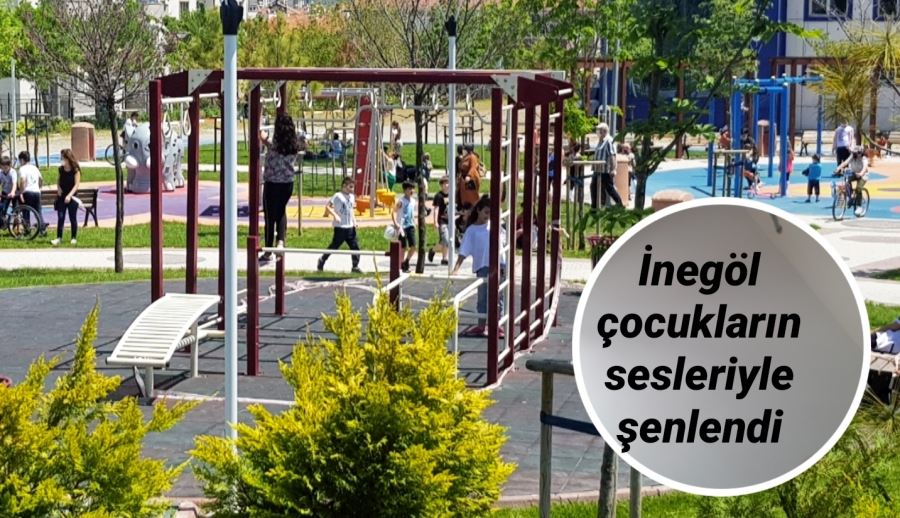 İNEGÖL ÇOCUKLARLA ŞENLENDİ.