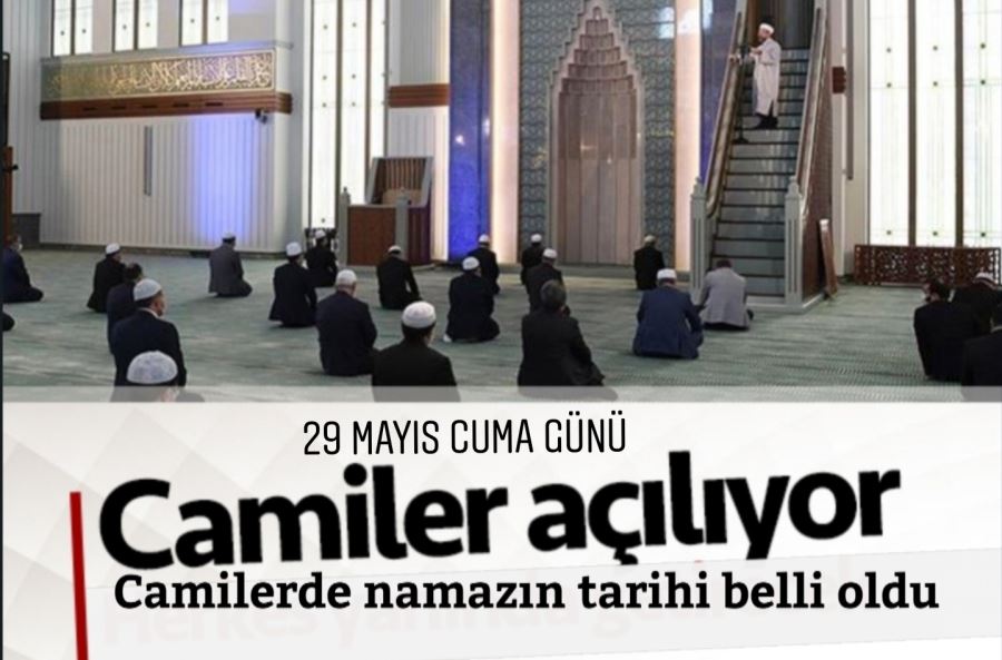 Camilerde namazın tarihi belli oldu