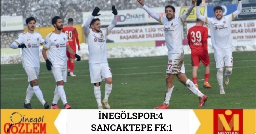 İNEGÖLSPOR:4 SANCAKTEPE FK:1