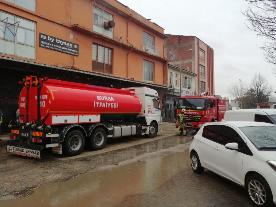 Sanayide yangın paniği