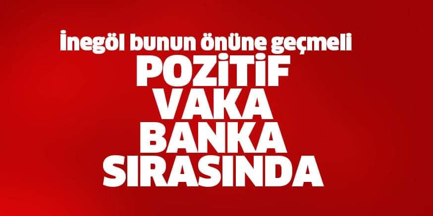 Pozitif kişi bankada görüldü anlaşılınca kaçtı