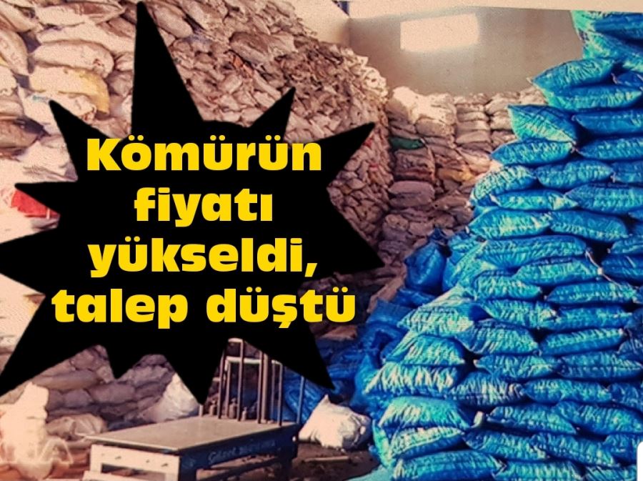 Kömürün fiyatı yükseldi, talep düştü