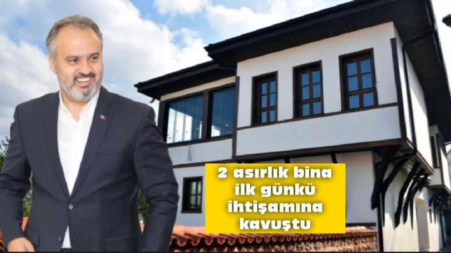 2 asırlık bina ilk günkü ihtişamına kavuştu