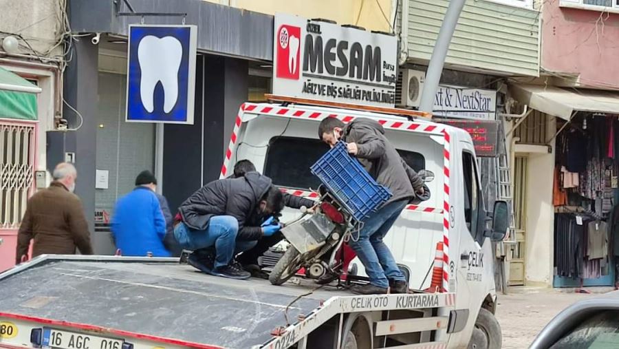 Motosiklet sürücüsü gözaltına alındı