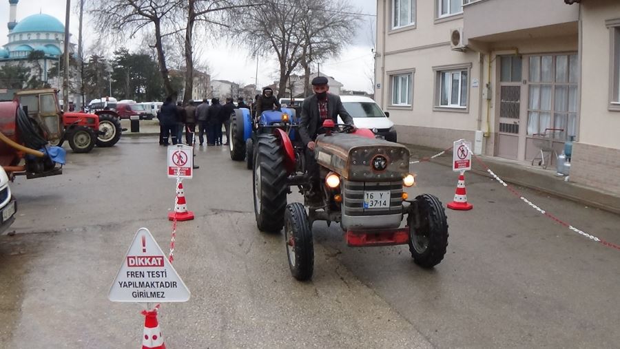 2 Bin 200 traktörün muayenesi tamamlanacak