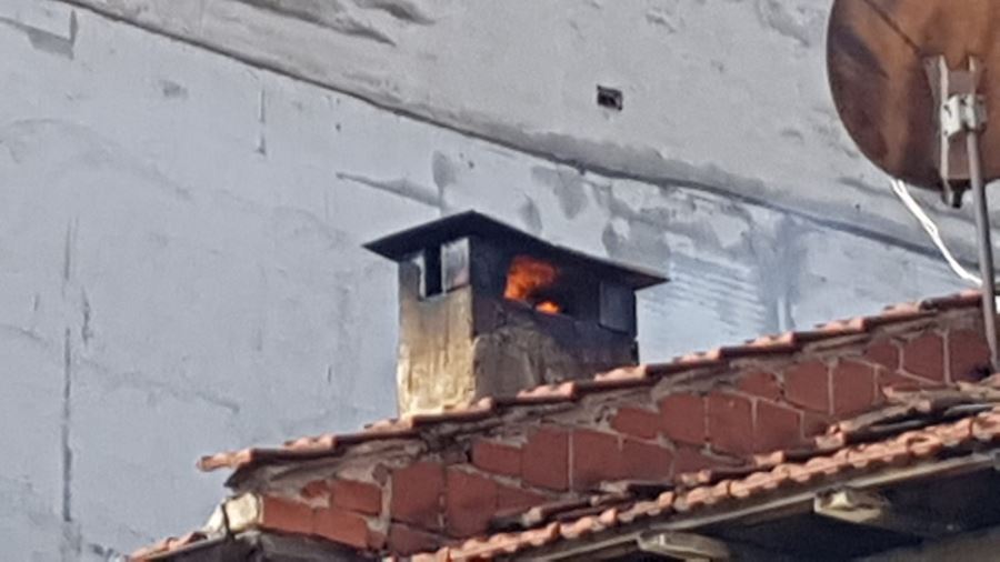 Baca alev alev  yandı 