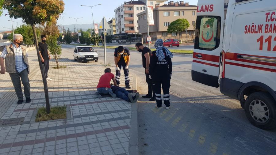 İnegöl’de kolonya içen genç krize girdi