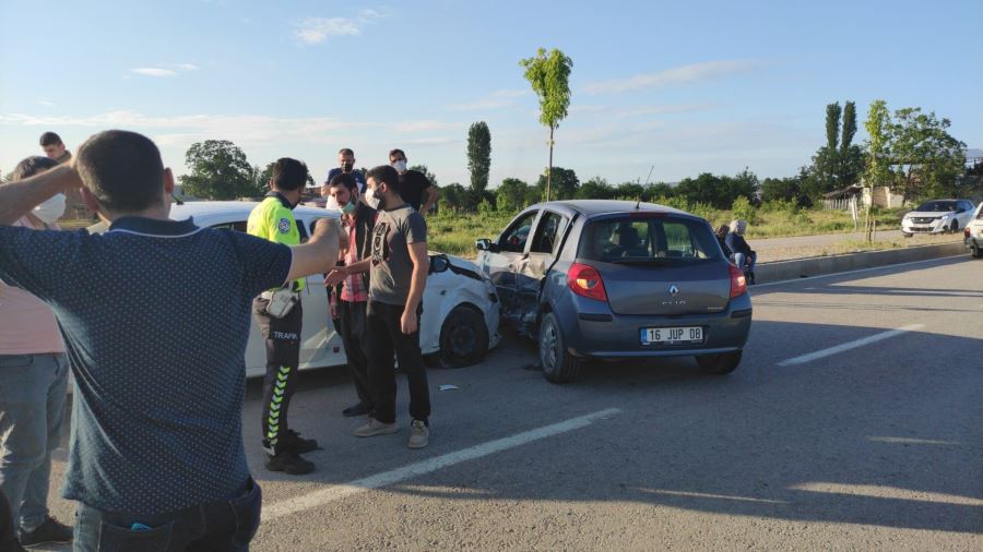 Çevre yolunda kaza; 1 yaralı