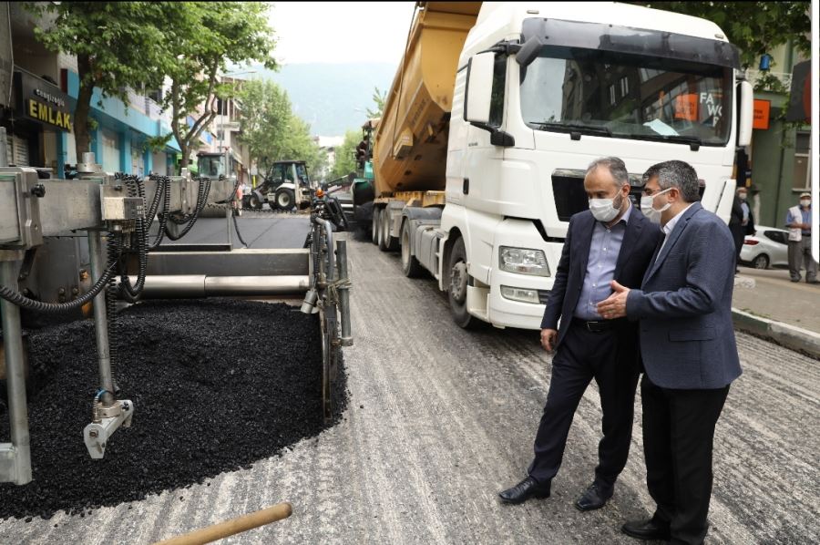 Başkan Aktaş’tan Profesör Tezok Caddesi’nde inceleme