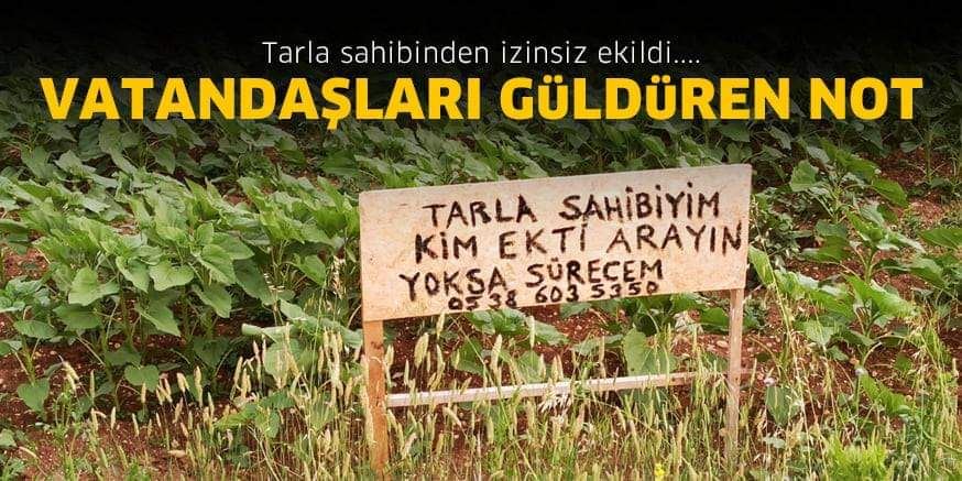 Akhisar’da güldüren not 