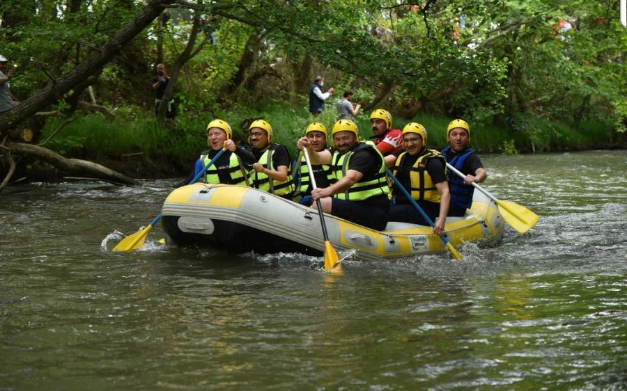 Marmara’nın rafting parkuru Orhaneli’de açıldı