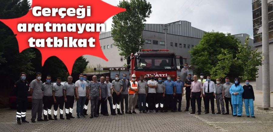 Gerçeği aratmayan tatbikat