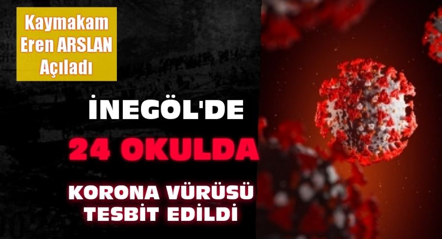 İnegöl Kaymakamı Eren Arslan Okullardaki son durumla ilgili açıklama yaptı