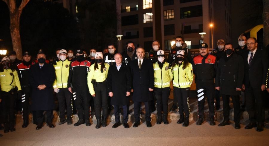 Başkan Aktaş yeni yılı anlamlı ziyaretlerle karşıladı