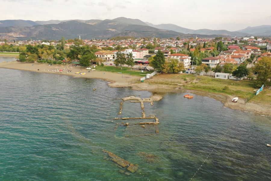 Su çekilmesi yaşanan İznik Gölü