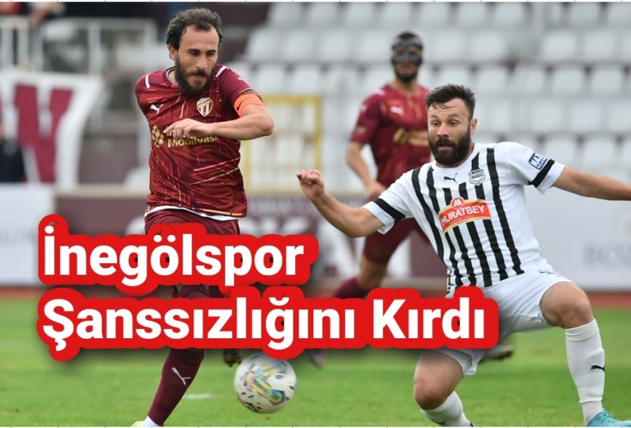 İnegölspor Şanssızlığını Kırdı