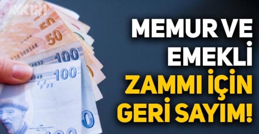 Memur ve emeklilerin Ocak ayında yapılacak zam oranını  bekliyor