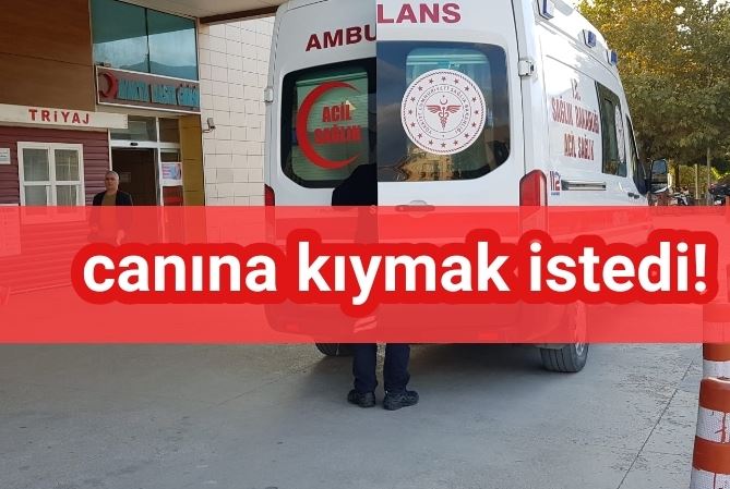 Temizlik Malzemesini içerek intihara kalkıştı