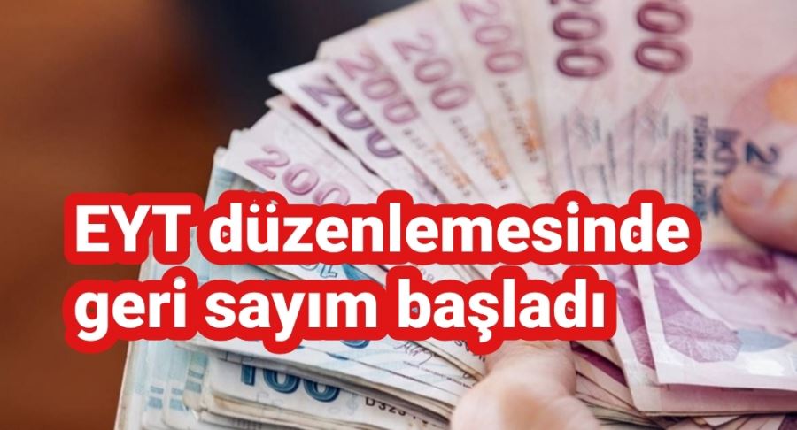 EYT düzenlemesinde geri sayım başladı