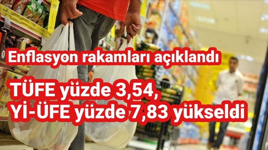 Enflasyon rakamları açıklandı