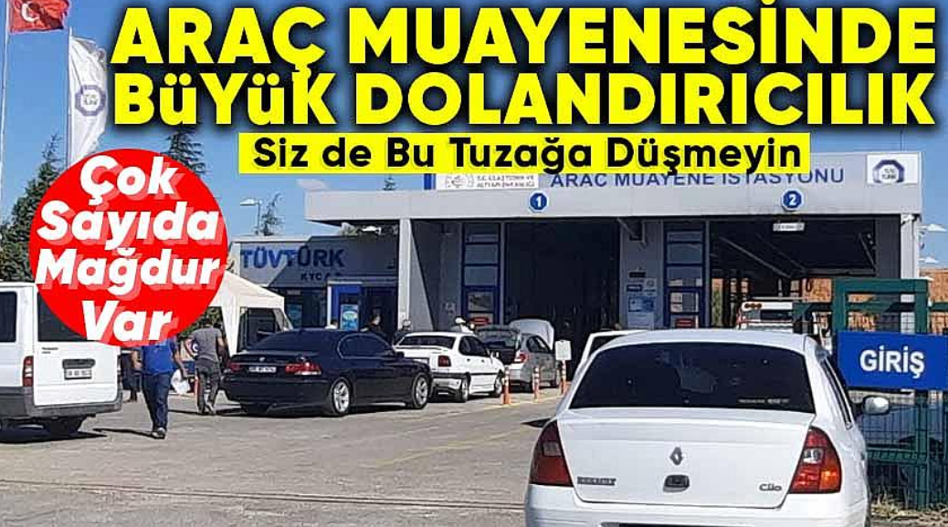 Sahte araç muayene sitesi kurup 20 milyon lira dolandırdılar