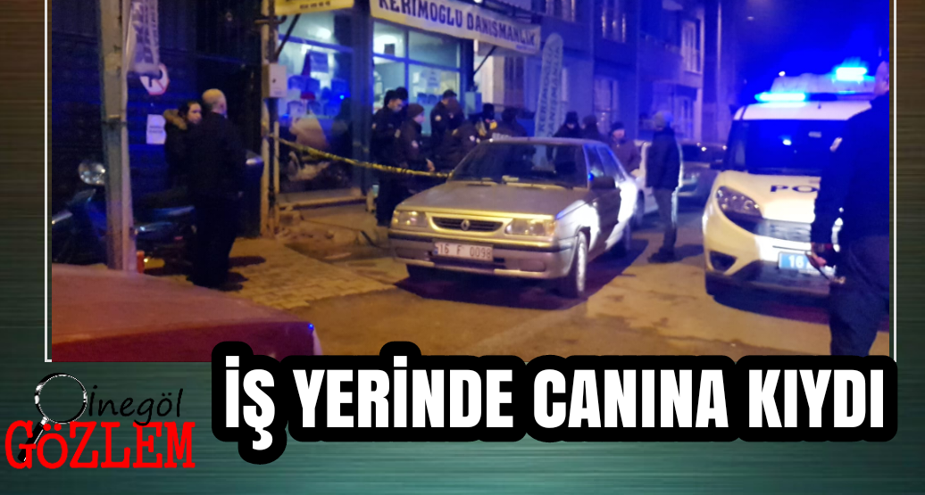 İş yerinde canına kıydı 