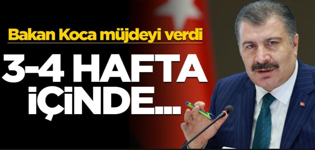 Bakan Koca müjdeyi verdi!