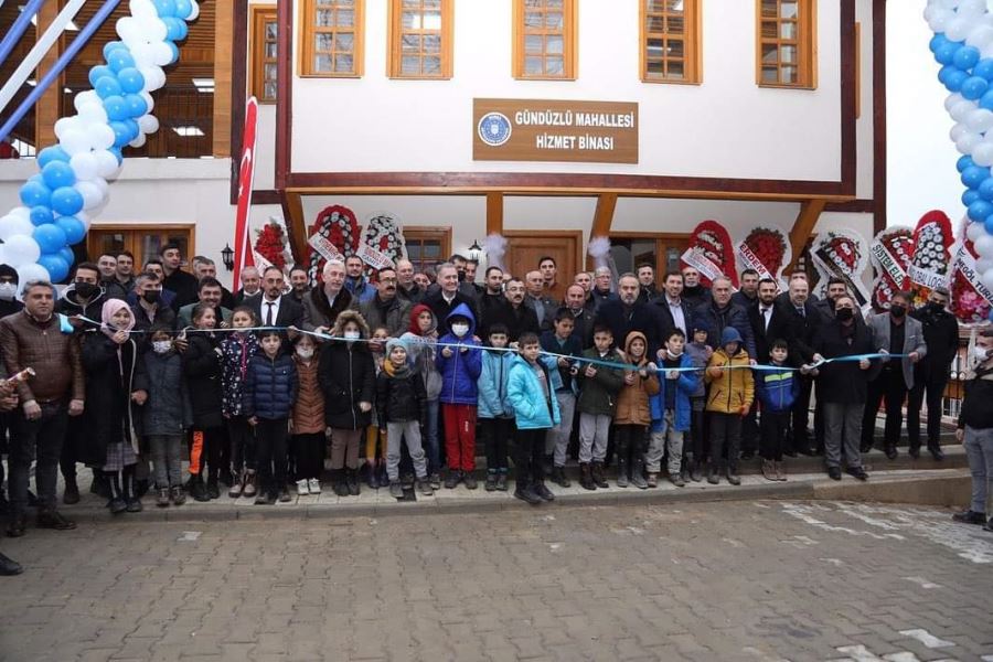 Gündüzlü Hizmet Binası törenle açıldı