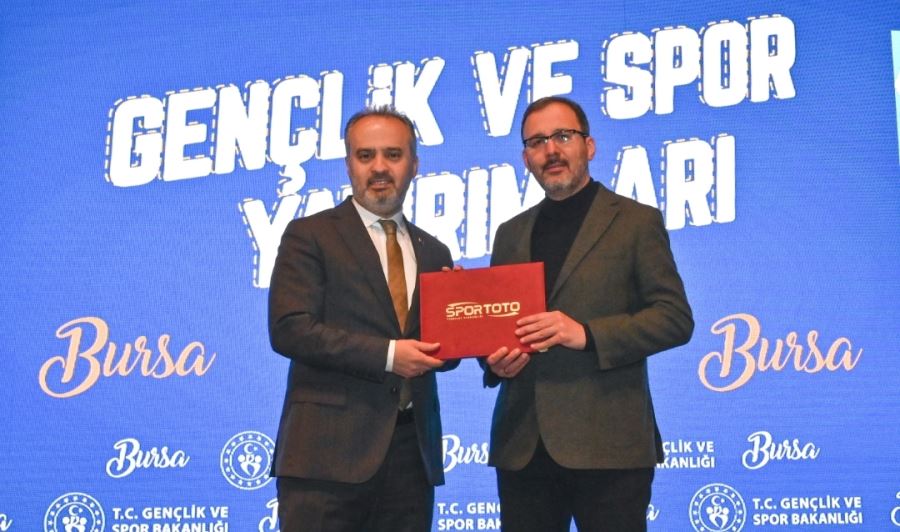 Gençlik ve Spor Bakanlığı’ndan Bursa’ya yatırım yağmuru