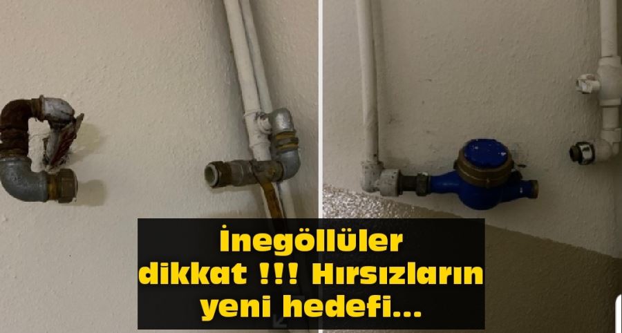 İnegöllüler dikkat !!! Hırsızların yeni hedefi...