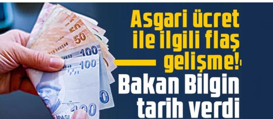 Asgari ücret ile ilgili flaş gelişme!