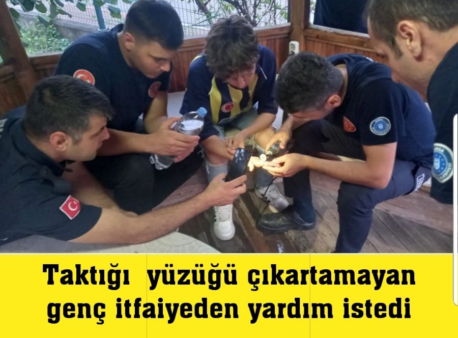 Gencin yardımına itfaiye ve İHH ekipleri yetişti