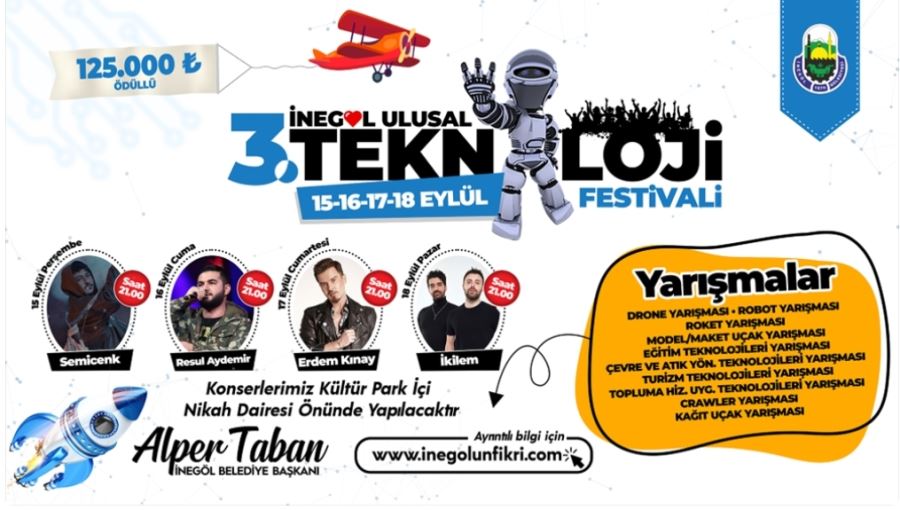 İnegöl’de Festival Haftası: 2 Festival Birden Başlıyor