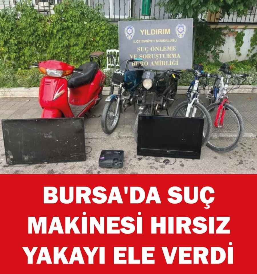 Suç kaydı kabarık olan hırsız suçüstü yakalandı