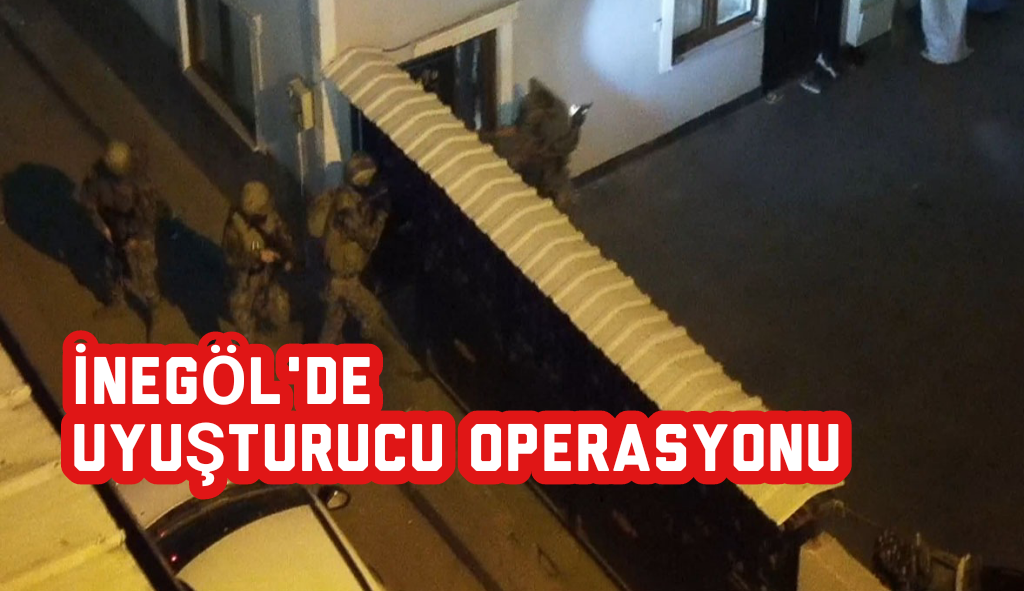 İnegöl merkezli uyuşturucu operasyonunda 33 şüpheli yakalandı