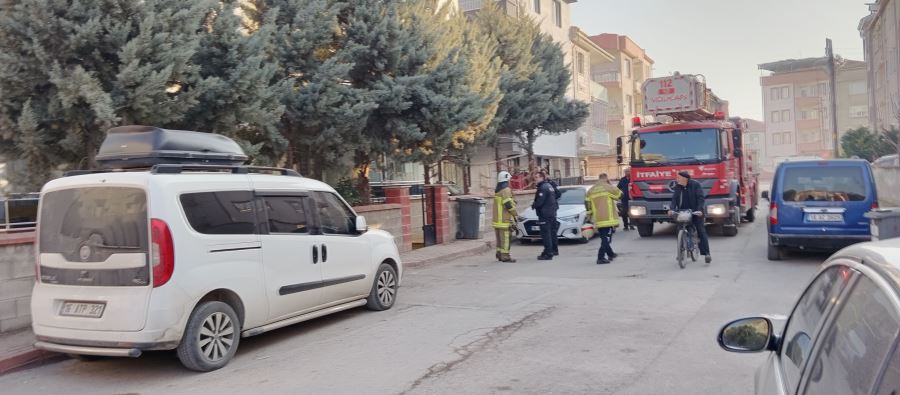 İtfaiye ve polis seferber oldu... Yangın ihbarı asılsız çıktı