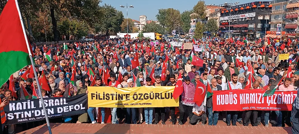 İnegöl Filistin için ayağa kalktı