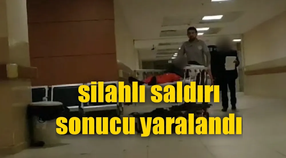 Parkta oturan kişiye silahlı saldırı