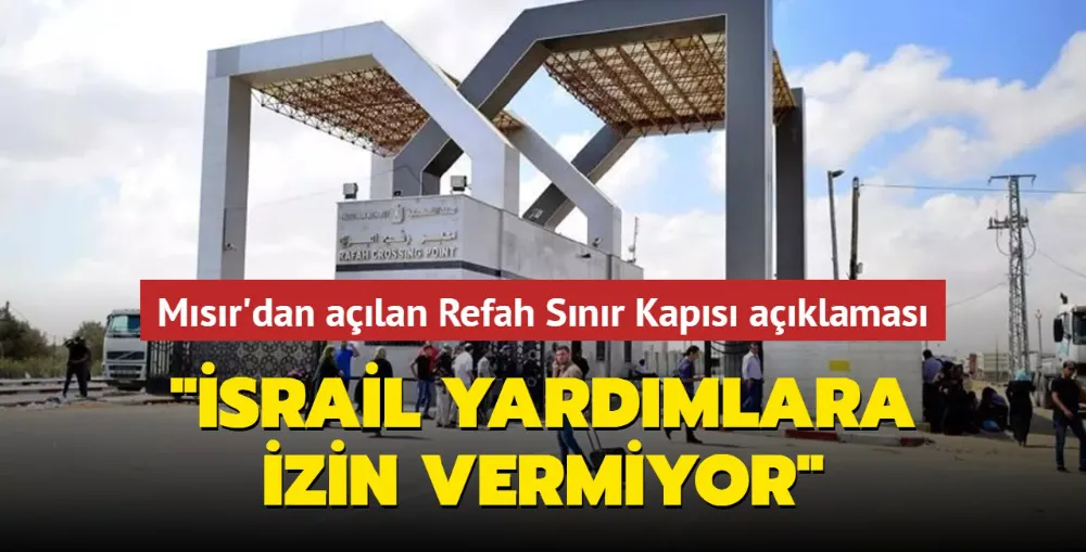 İsrail yardımlara izin vermiyor