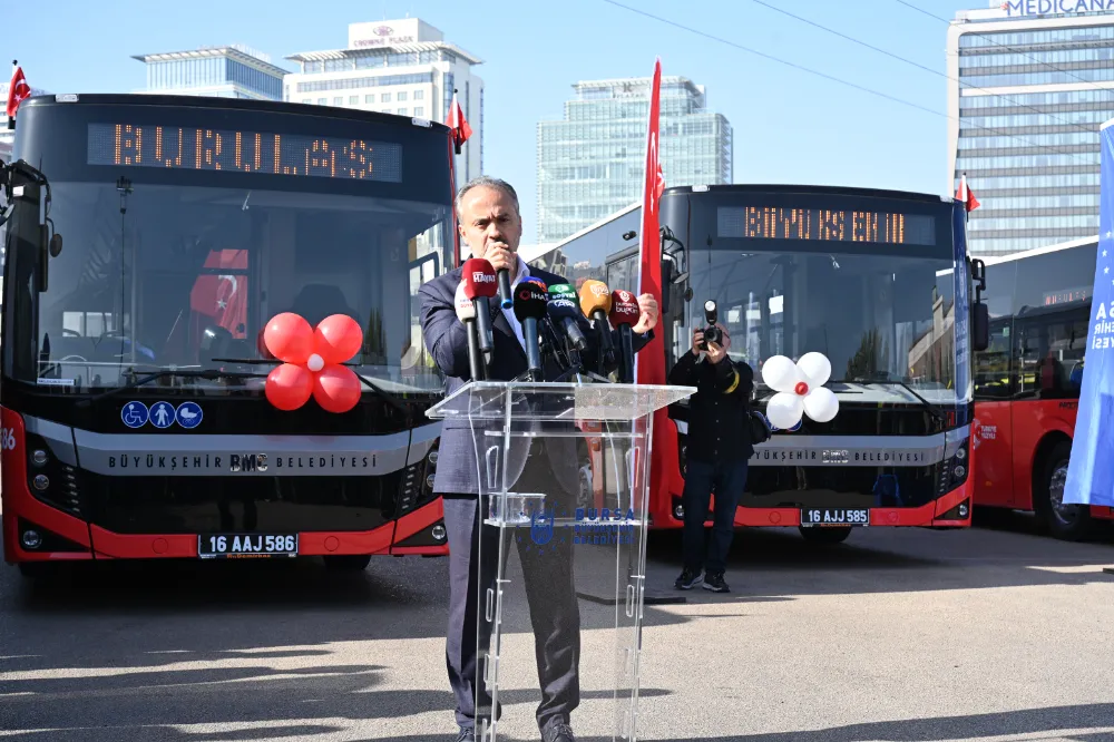 Bursa’da ulaşım filosu gençleşerek büyüyor