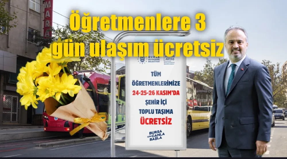 Öğretmenlere 3 gün ulaşım ücretsiz